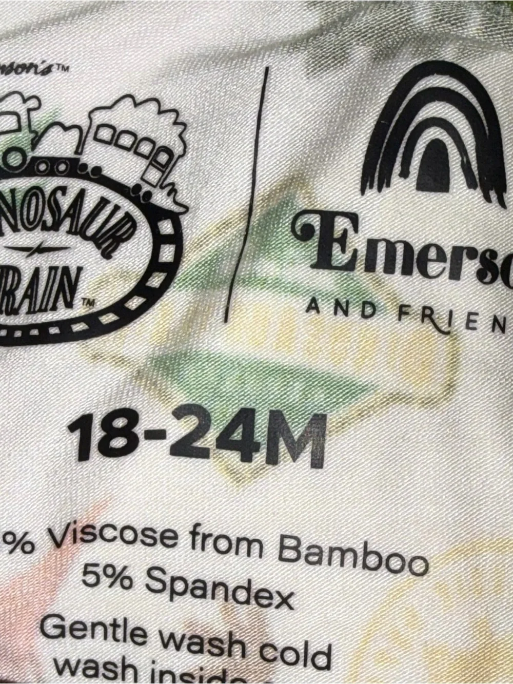 Emerson and Friends Dinosaur Train bamboo baby shortie romper sz 18-24 month NWT
